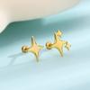 Atracciones Turísticas Puestos Pequeños Baratos Antiperdida Año Nuevo Chino Aretes Pequeños Exquisitos Aretes de Jade Hetian Año Nuevo Nuevos Aretes de Zirconia