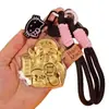 Cadena para Teléfono, Llavero, Colgante para Bolso, Colgante para Coche de Oro Puro 999 Dios de la Riqueza que Atrae la Fortuna, Regalo para Amigos Hombres y Mujeres