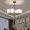 Todo cobre nuevo estilo chino sala de estar elegante hogar simple diseñador estilo chino estilo chino comedor dormitorio recibidor candelabro creativo