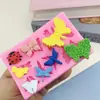 Molde de Silicona de Mariposa, Libélula, Polilla, Insectos, Arcilla Ultraligera Hecho a Mano Chocolate Fondant Molde para Hornear de Grado Alimenticio