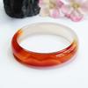 Pulsera de Ágata Roja Natural Gelatina de Lichi Calcedonia Gradiente Joyería Transmisión en Vivo Venta al por Mayor Dropshipping S2042013