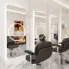 Espejo de barbería Espejo de salón de celebridad de Internet conjunto de gabinete de espejo espejo de pared de un solo lado para cortar el pelo espejo para permanente y tinte de salón