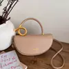 Tendencia de Moda 2026 Bolso de Mano tipo Silla de Montar Textura de Alta Calidad Bolso de Hombro Versátil para Viajes Diarios y Trabajo Bolso Cruzado