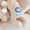Leggings de otoño e invierno para bebés niñas, mallas gruesas con lijado, pantimedias infantiles de dibujos animados con trasero grande para niños, calcetines de bebé