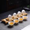 Caixa de presente sebo jade porcelana xícara doméstica branca porcelana xícara de chá xícara de chá kung fu pequena tigela de chá conjunto de chá personalizado