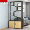 Moldura de tela resistente a manchas e sujeira, divisória de escritório, moldura de ferro forjado, prateleira de armazenamento para sala de estar, prateleira de armazenamento multifuncional moderna