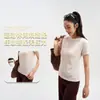 Camiseta de Lã Merino de Secagem Rápida, Antibacteriana e Amiga da Pele, para Caminhada ao Ar Livre, Fitness, Casual, Versátil, Gola Redonda, Manga Curta Esportiva Feminina