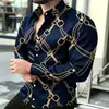 Camisa de manga larga para hombre de otoño, europea y americana, cárdigan simple sin planchar, camisa casual con cuello de solapa