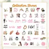 50 Pegatinas Románticas de Boda Rosas tipo Graffiti con Vestido de Novia y Elementos Florales para Diarios, Botellas de Agua y Decoraciones de Boda