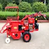 Fábrica de Shandong Processa e Personaliza Colheitadeira de Milho Pequena Colheitadeira Integrada de Milho Colheitadeira de Grãos Movida a Diesel