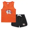 Chaleco de Verano de Unicornio Pantalones Cortos Camiseta Básica Casual Coreana Absorbente de Sudor Caramelo Camiseta sin Mangas para Niños
