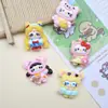 Acessórios de Resina DIY Desenho Animado Hello Kitty Cola de Chantilly Grampo de Cabelo Elástico de Cabelo Capa de Celular Fivela de Sapato Pingente Acessórios de Joias