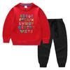 Nova Coleção Primavera e Outono 2026 Roupas Infantis Transfronteiriças Desenho Animado Conjunto de Duas Peças Roupa de Algodão com Manga Longa para Bebê