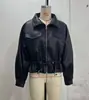 Roupas femininas europeias e americanas transfronteiriças ZA AliExpress item novo mais vendido moda casual jaqueta solta com cordão