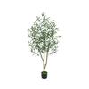 Plantas Simuladas Amazon Comercio Exterior Venta al por Mayor Árboles Falsos en Maceta Olivos Artificiales Plantas Verdes Grandes de Interior Adornos de Pie