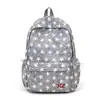 Mochila estilo americano con estampado de estrellas, fresca y elegante estilo urbano, personalizada para estudiantes, adecuada para uso diario, viajes y ocio
