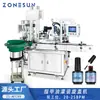 Máquina de Envasado Zoneusn Totalmente Automática para Aceite de Cuidado de Uñas con Bomba Peristáltica de Doble Posición para Llenado y Tapado Zs-Afc49