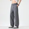 Ropa para Hombre Feng She / Recomendación Principal: Pantalones Largos Casuales Rectos Sueltos de Corte Tridimensional para Hombre de Calle Americano de Algodón Puro