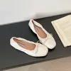 Bailarinas de punta fina estilo francés para mujer, nueva colección de otoño 2026, Mary Janes sin cordones con un diseño suave y elegante