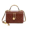 Bolso de Mano con Bordado Pesado Lingge de Fábrica Original 2026 Nuevo Bolso de Mujer Versátil Bolso de Mano Bolso Cruzado con Cadena