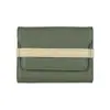 Portatarjetas de Acordeón de Cuero Genuino Estilo Japonés Transfronterizo, Billetera Pequeña para Monedas con Múltiples Ranuras para Tarjetas, Cartera Plegable Ultradelgada Estilo Japonés