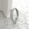 Joyería Colorida, Anillos Sencillos y de Nicho de Acero de Titanio para Parejas, Accesorios de Mano de Estilo Lujoso Ligero para Mujer, Anillos de Pareja de Zirconia de Alta Gama Que No Se Desvanecen