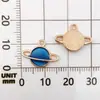 1 Dijes de Astronauta Estrella Luna Esmaltados de Aleación para Joyería DIY para Collar, Pulsera, Aretes