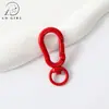 Fecho de mola de cabaça colorida transfronteiriço, fivela universal com acabamento pintado, acessórios de chaveiro DIY, fecho de decoração para pingente de bolsa