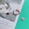 Lindos Dibujos Animados Rosas Hello Kitty Accesorios de Joyería Divertidos Infantiles Flor para Zapatos Accesorios Gatito Parche de Plástico Material