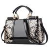 Bolso de Mujer Bross-Border Charol Brillante Novia Boda 2025 Satchel Atmosférico Europeo y Americano Bolso de Hombro Cruzado de Gran Capacidad