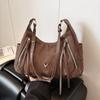 Bolsa de Grande Capacidade para Mulheres 2025 Moda Popular Versátil Bolsa Transversal Bolsa de Ombro de Alta Qualidade Simples Bolsa Tote para o Dia a Dia