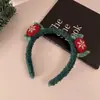 Diadema de Disfraz Navideño Súper Hada Diadema de Cuernos Navideños Tarjeta de Árbol de Navidad Linda Actividad de Tarjetas Muestra de Fotos Adorno para la Cabeza