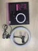 Luz de Relleno para Transmisión en Vivo de 10 pulgadas Celebridad de Internet Transmisor LED Belleza Selfie Set para Teléfono Trípode Luz Mágica para Fotografía