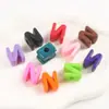 Fivela Popular de Sapato Casual em Acrílico Alfanuméricos em Inglês Blocos de Montar DIY Corrente para Celular com Contas Feita à Mão Acessórios Atacado