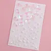 Pegatinas de mariposa Aurora AB con diamantes transfronterizas, pegatinas para cejas, pegatinas de pedrería y perlas, pegatinas para la cara, accesorios de maquillaje, maquillaje infantil