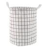 Fabricante Algodón y Lino Cuadros Redondo Tubo para Ropa Sucia Cesto para Ropa Sucia Multifuncional Cubo de Almacenamiento para Artículos Varios Cesto para Ropa Sucia Plegable