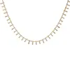 Europa y Estados Unidos joyería transfronteriza moda creativa personalidad colgante de borla en relieve collar cadena de clavícula en relieve simple retro