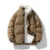 Nueva Chaqueta de Algodón para Pareja Otoño e Invierno, Nueva Chaqueta Acolchada Gruesa Holgada de Marca Trendy Retro Americana para Hombre para el Calor