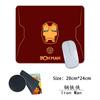 Alfombrilla de ratón periférica de Iron Man de la serie Marvel, antideslizante, para oficina, portátil, teclado