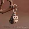 Llavero Colgante Borla Signo del Zodiaco Madera de Haya Forma de Animal Lindo Decoración para Coche Colgante de Madera para Bolsos de Hombre y Mujer
