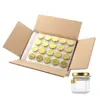 Amazon Juego de Frascos Sellados de Vidrio Botella Pequeña para Miel Nido de Pájaro Mermelada Embotellada 45 Hexagonal 25 Botella de Miel