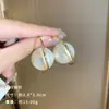 Exquisitos pendientes largos cortos con borlas incrustados de perlas y diamantes para mujer diseño de nicho de lujo ligero pendientes de lazo amor