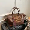 Bolso para Mujer, Bolso de Gran Capacidad, Nuevo Estilo Otoño e Invierno, Bolso de Hombro Cruzado Casual Retro de Gama Alta para Viajes, Transfronterizo