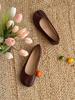 Zapatos Coreanos Ludake de Manitas de Cerdo, Bailarinas Elegantes de Suela Plana y Punta Dividida para Mujer, Zapatos de Punta Redonda Poco Profundos