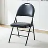 Banqueta Simples Cadeira com Encosto Cadeira de Computador Cadeira de Conferência Cadeira de Treinamento Cadeira de Escritório Portátil Quarto Casa Cadeira Dobrável