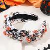 Diadema de Halloween transfronteriza Qiyue, diadema de perlas de diamantes, horquilla de calavera alta para mujer, accesorios para el cabello de cueva de gran sentido, venta al por mayor