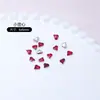 Rinestones Chinos Rojos para Uñas con Base Puntiaguda Irregulares Brillantes Gota de Agua Corazón Inclinado Cuadrado Gordo Año Nuevo Accesorios Rojos para Uñas Venta al por Mayor Transfronteriza