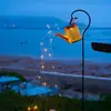 Luces Solares de Estrella, Luces de Tetera, Luces Impermeables para Exteriores, Decoración de Jardín y Patio, Luces Colgantes para Árboles, Luces para Césped