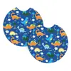 Alfombrilla para Taza de Coche Transfronteriza Jit Hecha de Material de Buceo con Impresión en Relieve de Café, Alfombrilla para Taza de Coche con Aislamiento por Transferencia de Calor, 2 Piezas