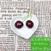 Suministro de fábrica simulación cerezas de espuma cerezas fruta accesorios para fotografía de ventana suministros de decoración del hogar
